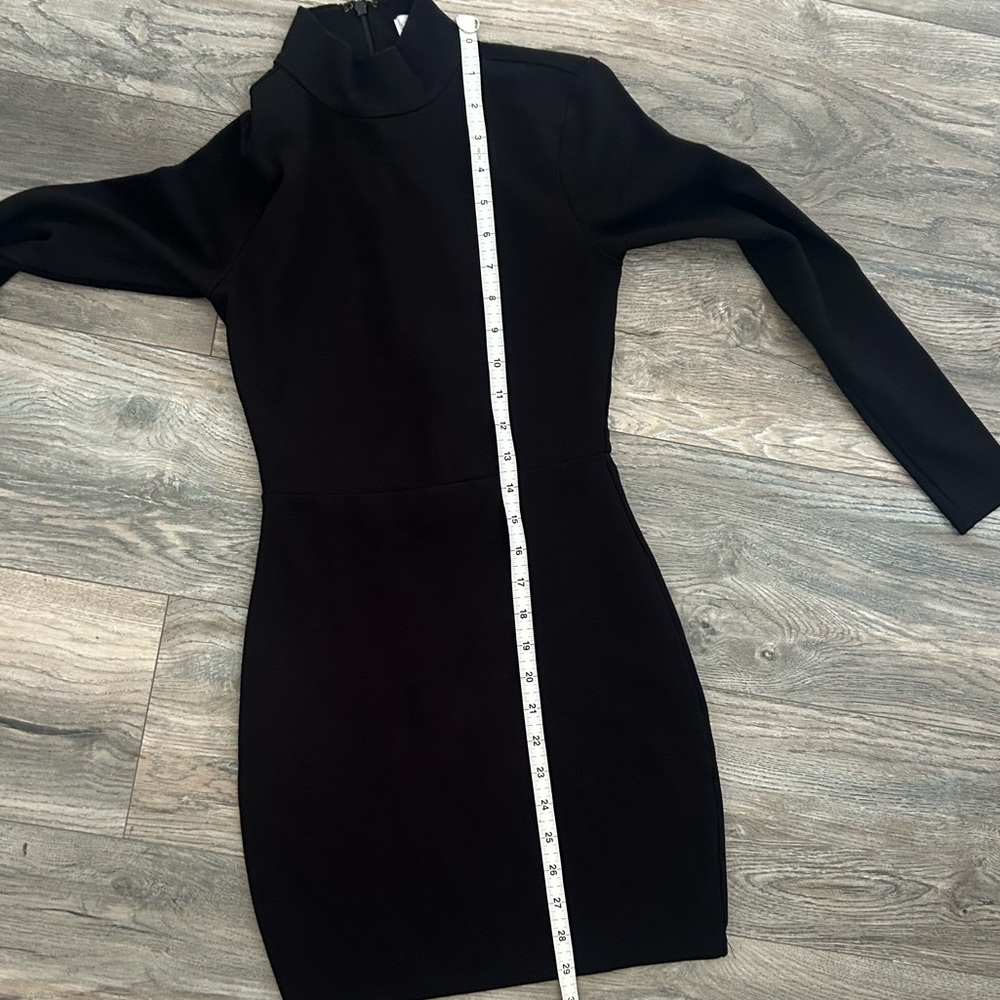 Lovers and friends black mock neck long sleeve mini dress size XS - Picture 5 of 8